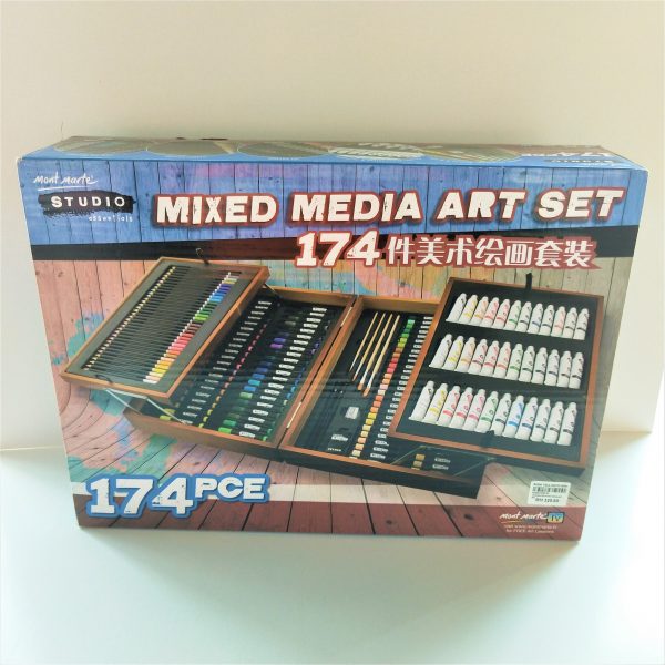 174 PCS MIXED MEDIA ART SET – Online Book & Stationery Store by