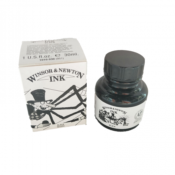 Winsor & Newton Drawing Ink Black Indian Ink 030 